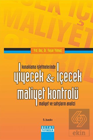 Konaklama İşletmelerinde Yiyecek - İçecek Maliyet