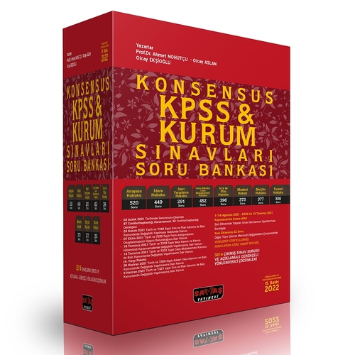 KONSENSUS KPSS A Grubu Hukuk Soru Bankası Savaş Yayınları 2022