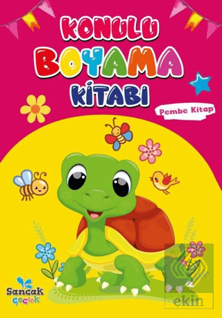 Konulu Boyama Kitabı - Pembe Kitap