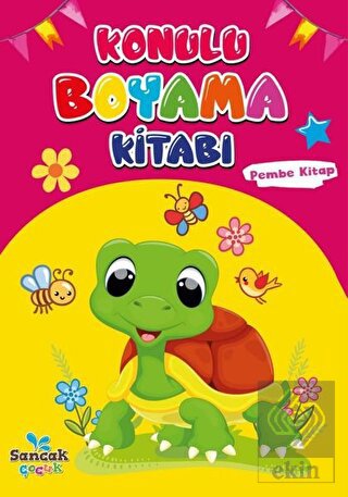 Konulu Boyama Kitabı - Pembe Kitap