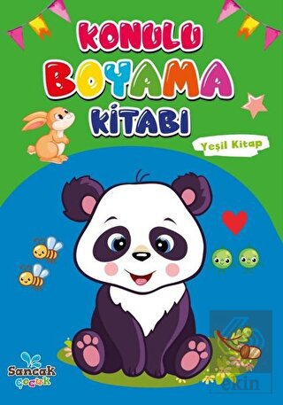Konulu Boyama Kitabı - Yeşil Kitap