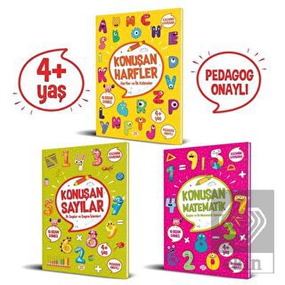 Konuşan Etkinlikler Serisi (4+ Yaş) (3 Kitap Takım
