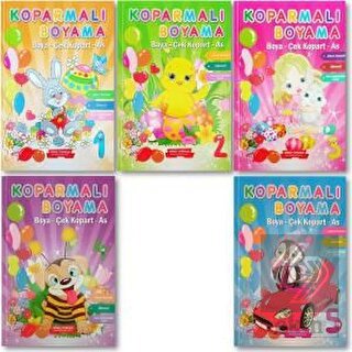 Koparmalı Boyama Kitabı 5 Kitap