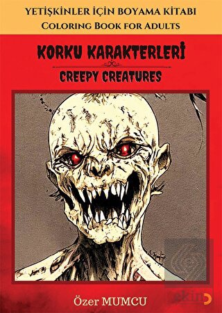 Korku Karakterleri - Yetişkinler için Boyama Kitab