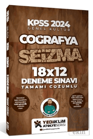 KPSS 2024 Genel Kültür Coğrafya Seizma 18X12 Tamam