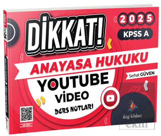 KPSS A Grubu Anayasa Hukuku Dikkat YouTube Video Ders Notları