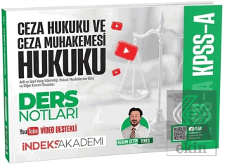 KPSS A Grubu Ceza Hukuku ve Ceza Muhakemesi Hukuku Video Ders Notları