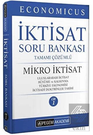 KPSS A Grubu Economicus İktisat Soru Bankası Cilt