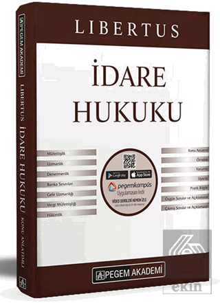 KPSS A Grubu İdare Hukuku Konu Anlatımlı Pegem Aka