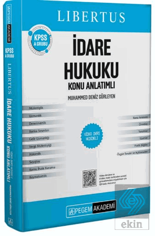 KPSS A Grubu Libertus İdare Hukuku Konu Anlatımlı