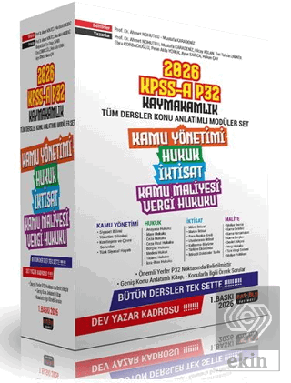 KPSS A P32 Kaymakamlık Konu Anlatımı Modüler Seti