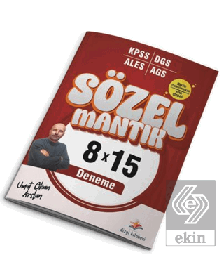 KPSS AGS ALES DGS Sözel Mantık Video Çözümlü 8x15 Deneme