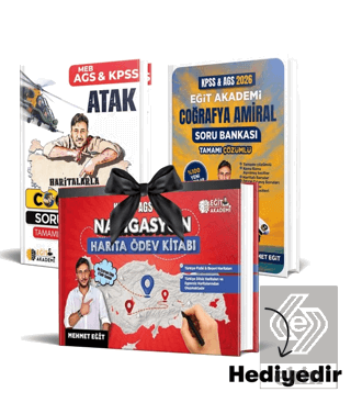 KPSS - AGS Coğrafya Soru Bankası - Ödev Kitabı Seti