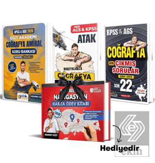 KPSS - AGS Coğrafya Tamamı Çözümlü Soru Bankası Seti