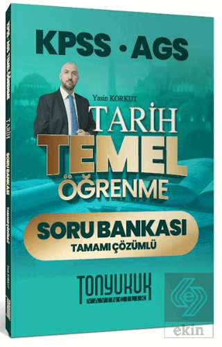 KPSS AGS Tarih Temel Öğrenme Tamamı Çözümlü Soru Bankası