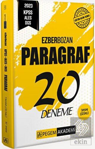 KPSS ALES DGS Ezberbozan Paragraf 20 Deneme