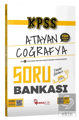 KPSS Coğrafya Atayan Soru Bankası Çözümlü