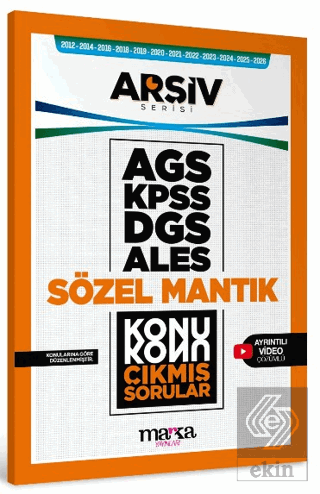 KPSS DGS ALES AGS Sözel Mantık Konu Konu Çıkmış Sorular