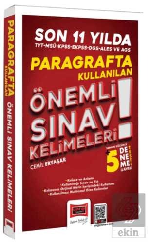 KPSS DGS ALES TYT MSÜ EKPSS AGS Son 11 Yılda Paragrafta Kullanılan Öne