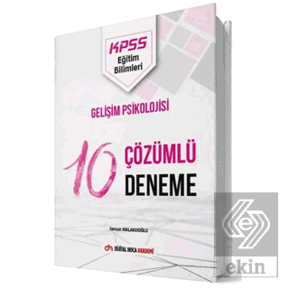 KPSS Eğitim Bilimleri Gelişim Psikolojisi 10 Denem