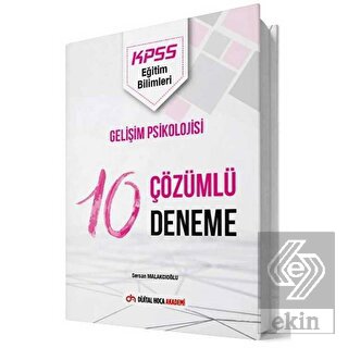 KPSS Eğitim Bilimleri Gelişim Psikolojisi 10 Denem