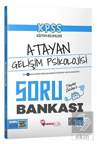 KPSS Eğitim Bilimleri Gelişim Psikolojisi Atayan S