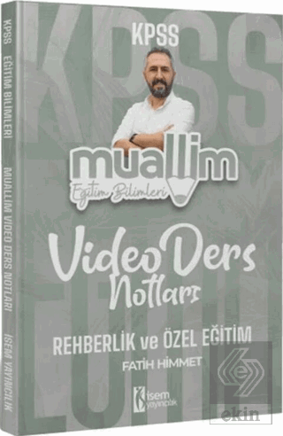 KPSS Eğitim Bilimleri Muallim Rehberlik ve Özel Eğ