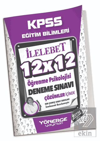 KPSS Eğitim Bilimleri Öğrenme Psikolojisi 12x12 De