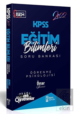 2022 KPSS Eğitim Bilimleri Öğrenme Psikolojisi Sor