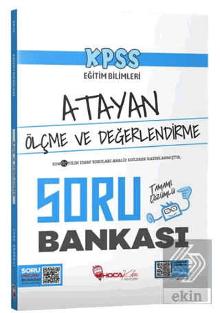 KPSS Eğitim Bilimleri Ölçme ve Değerlendirme Ataya