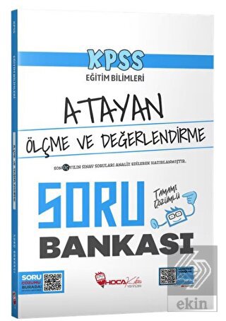 KPSS Eğitim Bilimleri Ölçme ve Değerlendirme Ataya