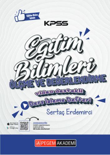 KPSS Eğitim Bilimleri Ölçme ve Değerlendirme Ders İzleme Defteri