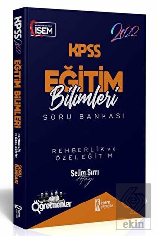 KPSS Eğitim Bilimleri Rehberlik ve Özel Eğitim Sor