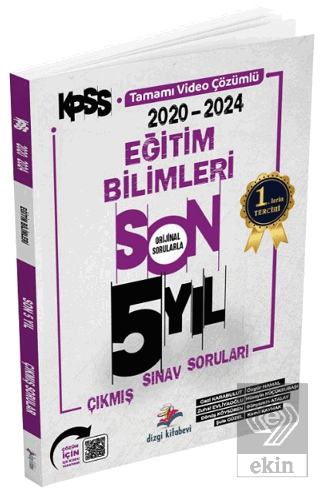 KPSS Eğitim Bilimleri Son 5 Yıl Video Çözümlü Çıkmış Sorular