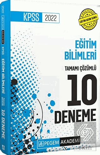 KPSS Eğitim Bilimleri Tamamı Çözümlü 10 Deneme
