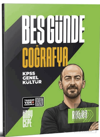 KPSS Genel Kültür Beş Günde Coğrafya Kamp Kitabı