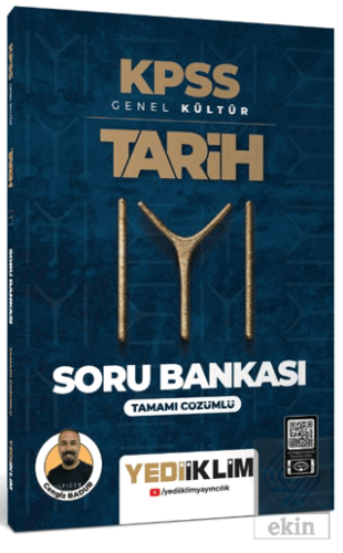 KPSS Genel Kültür Tarih Tamamı Çözümlü Soru Bankası