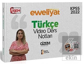 KPSS Genel Yetenek Evveliyat Türkçe Video Ders Not