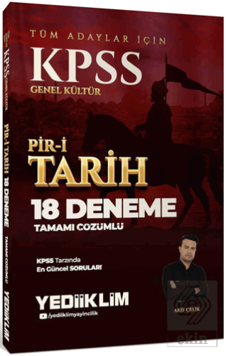 KPSS GK Tüm Adaylar İçin Tamamı Çözümlü Pir-i Tarih 18 Deneme