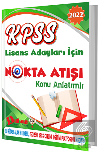 KPSS Lisans Nokta Atışı Konu Kitabı