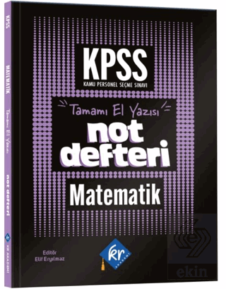 KPSS Matematik Problemler Konu Anlatımı Defteri
