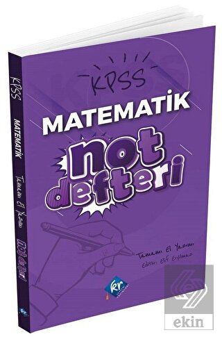 KPSS Matematik Problemler Konu Anlatımı Defteri