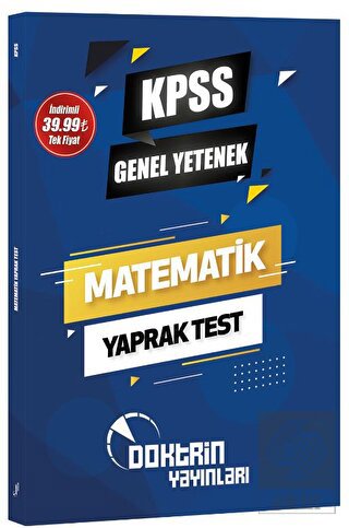 KPSS Matematik Yaprak Test