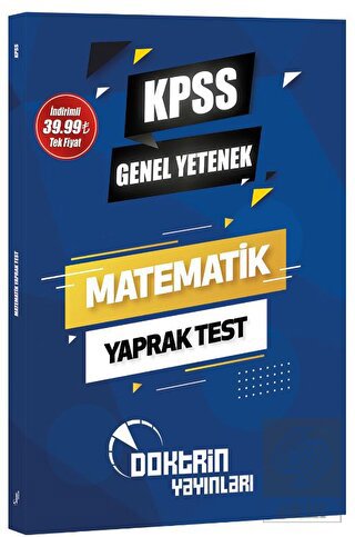 KPSS Matematik Yaprak Test