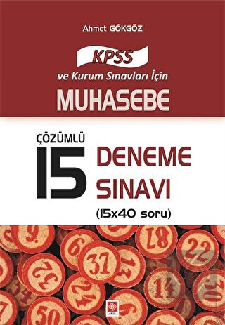 Kpss Muhasebe 2017 Çözümlü 15 Deneme Ahmet Gökgöz
