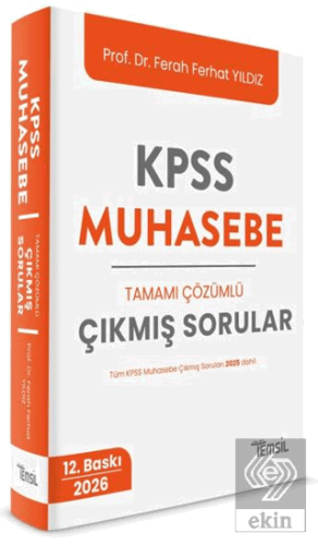 KPSS Muhasebe Tamamı Çözümlü Çıkmış Sorular Ferah Ferhat Yıldız Temsil