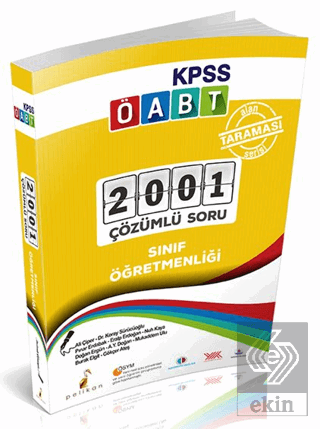 KPSS ÖABT Sınıf Öğretmenliği Alan Taraması Serisi 2001 Çözümlü Soru