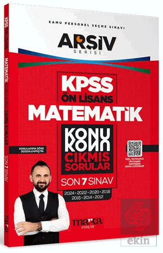 KPSS Ön Lisans Matematik Konu Konu Çıkmış Sorular Son 7 Sınav (2024 Dahil)