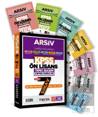 KPSS Önlisans Son 7 Yıl Arşiv Serisi Tıpkı Basım Fasikül Fasikül Çıkmı