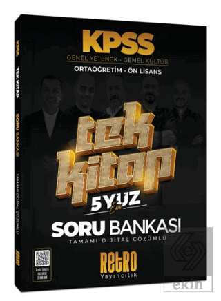 KPSS Ortaöğretim Ön Lisans Tek Kitap Soru Bankası